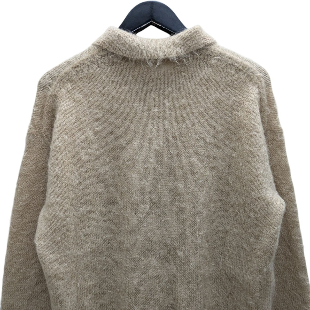 【新品未使用】AURALEE モヘアニットポロ AURALEE(オーラリー) BRUSHED SUPER KID MOHAIR KNIT POLO