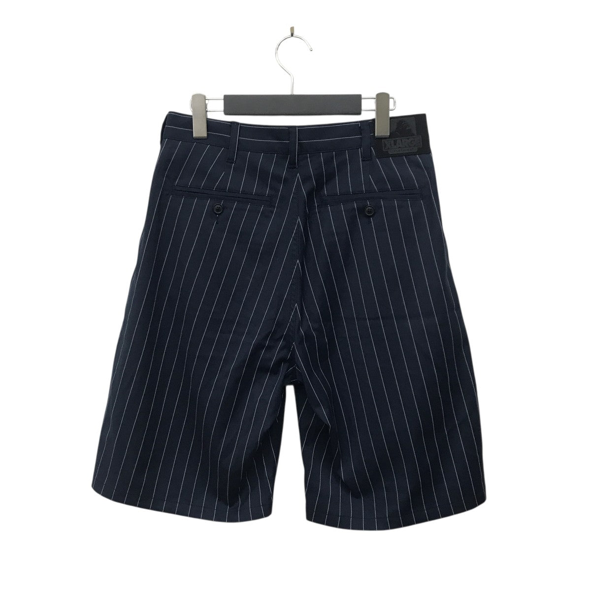 X-LARGE STRIPE DRESS SHORT PANTSストライプショートパンツ101252031009 古着・中古-2枚目のアイテム画像