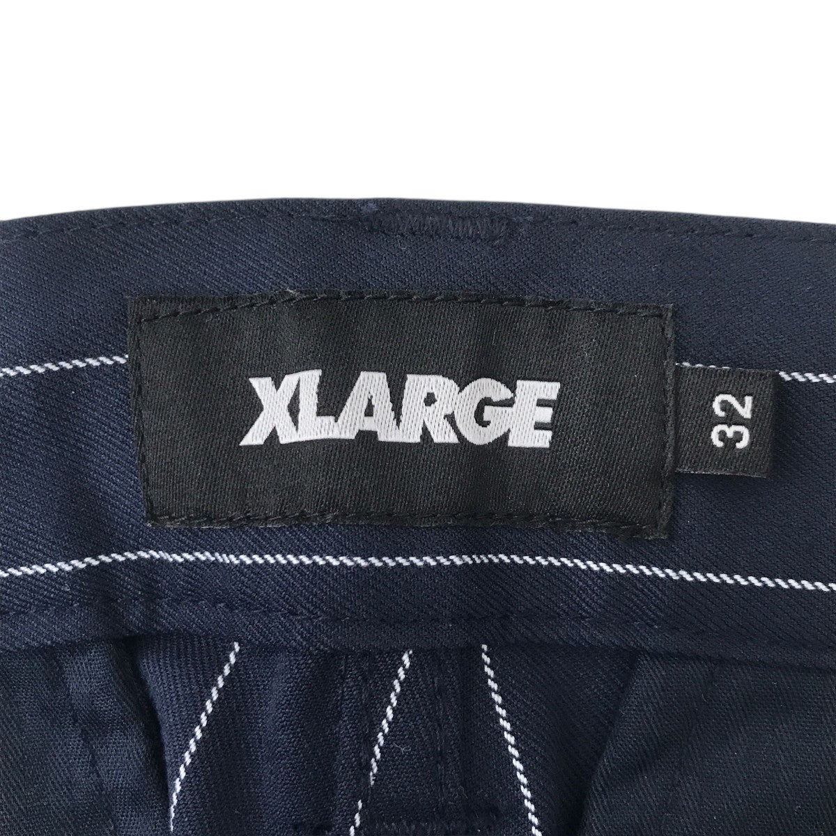 X-LARGE STRIPE DRESS SHORT PANTSストライプショートパンツ101252031009 古着・中古-4枚目のアイテム画像