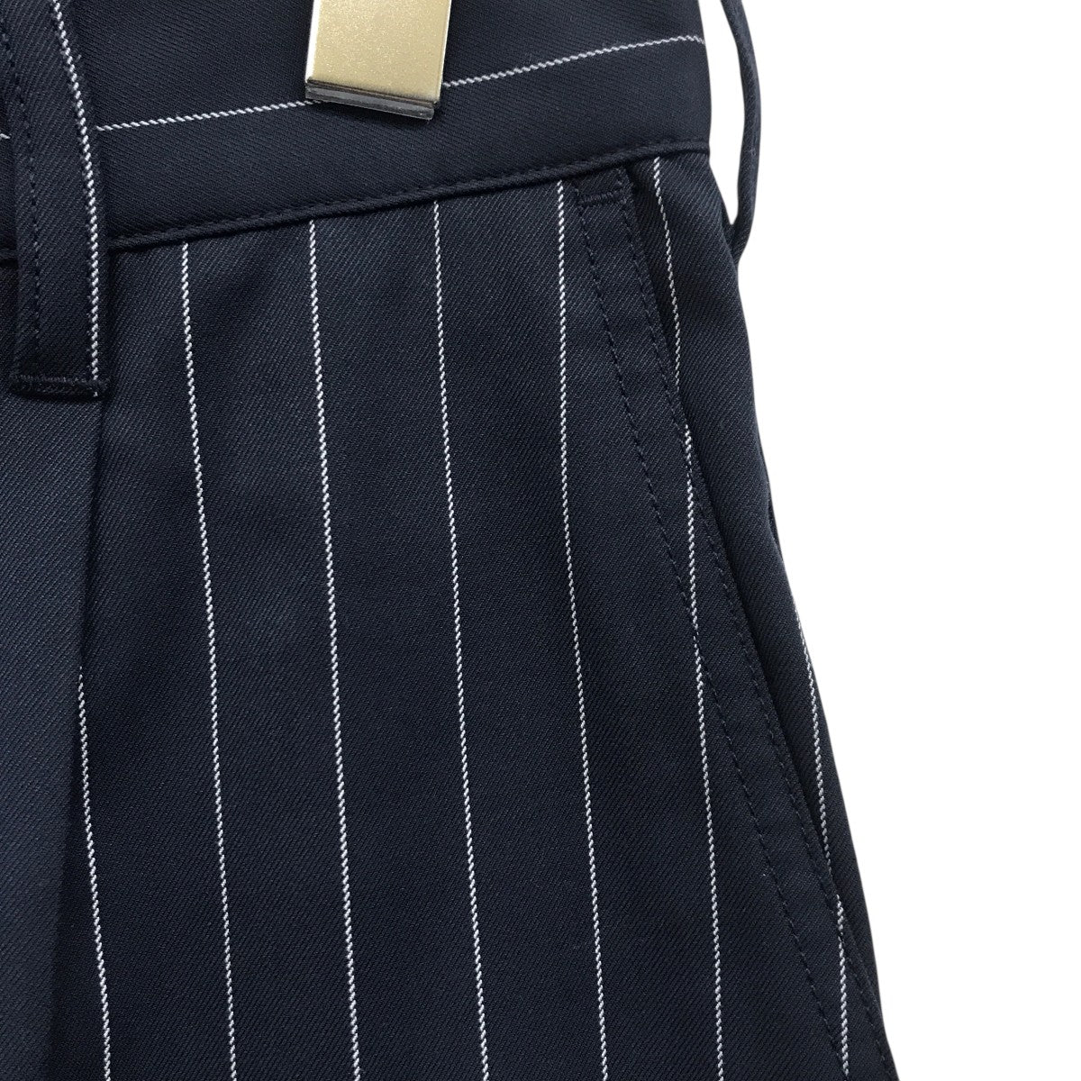 X-LARGE STRIPE DRESS SHORT PANTSストライプショートパンツ101252031009 古着・中古-7枚目のアイテム画像