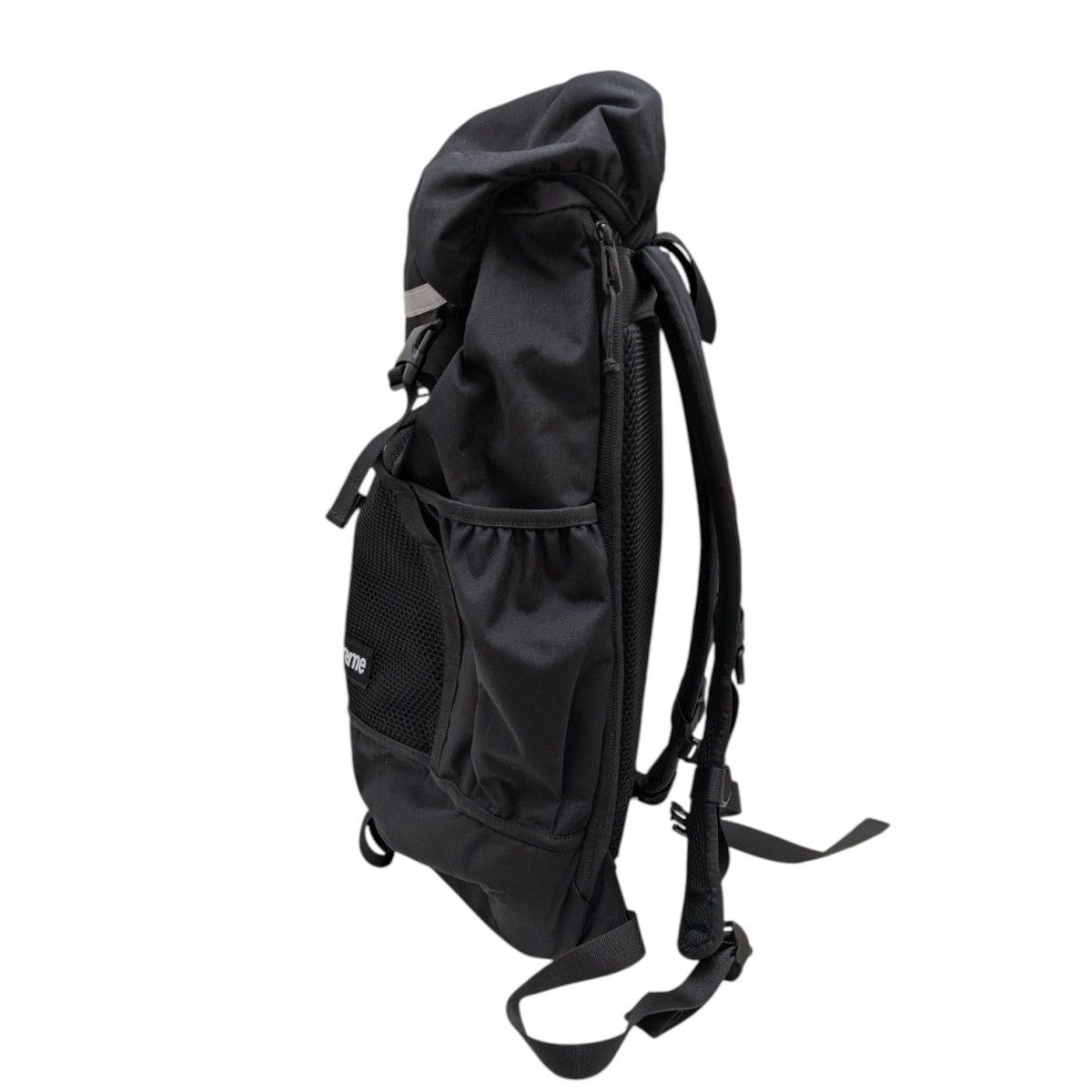 Supreme ブラック バックパック SUPREME x THE NORTH FACE LEATHER BACKPACK BLACK