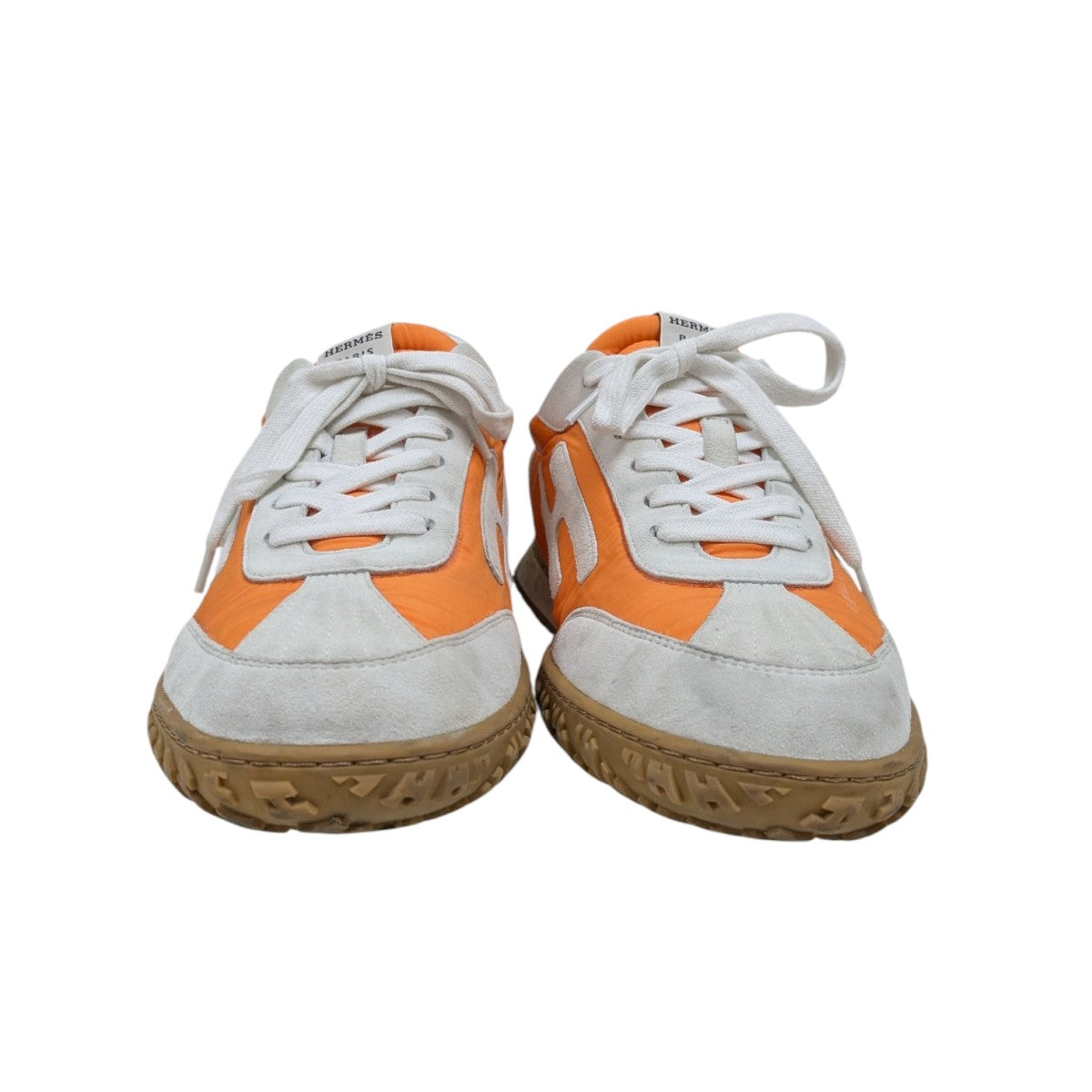 HERMES(エルメス) Jet Sneakerランニングスニーカー オレンジ サイズ