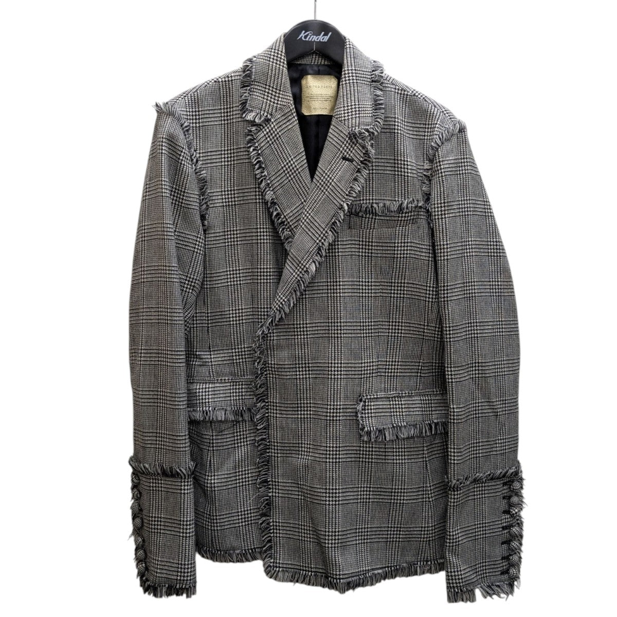 【リーマン様 新品タグ付】ユナイテッドトウキョウ グレンチェック ジャケット M リーマン様 新品タグ付】ユナイテッドトウキョウ グレンチェック