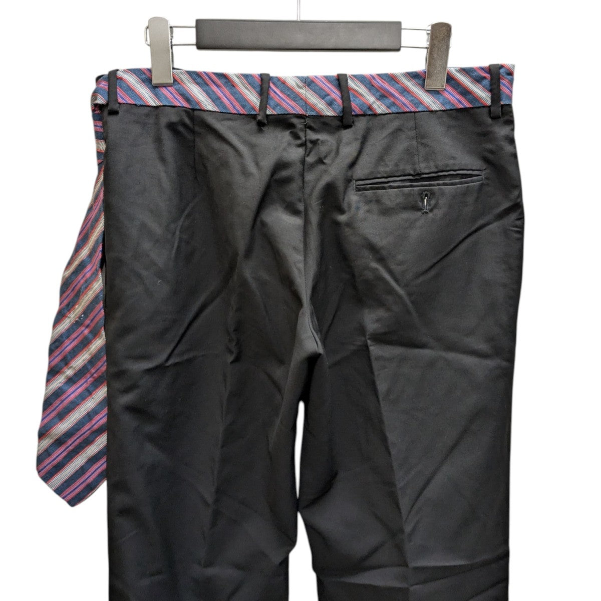 Alexander McQueen ブラック スラックス 46 ALEXANDER McQUEEN(アレキサンダーマックイーン) スラックス