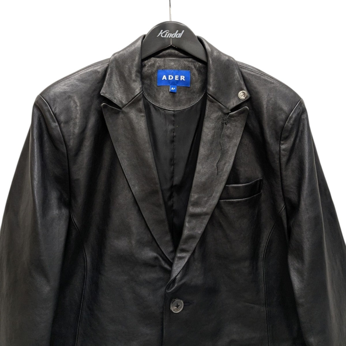 ADER error(アーダーエラー) レザーテーラードジャケット