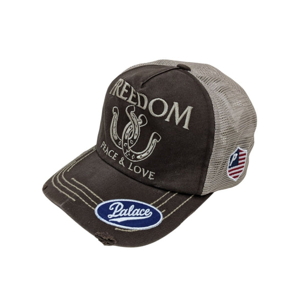 palace freedom メッシュキャップ PALACE(パレス) 25AWFREEDOM DISTRESSED TRUCKERメッシュキャップ