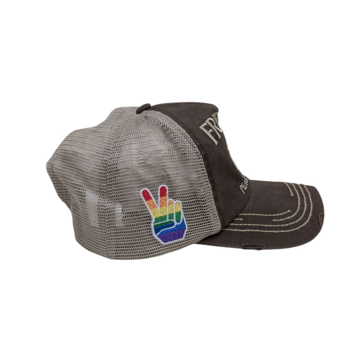 PALACE(パレス) 25AWFREEDOM DISTRESSED TRUCKERメッシュ