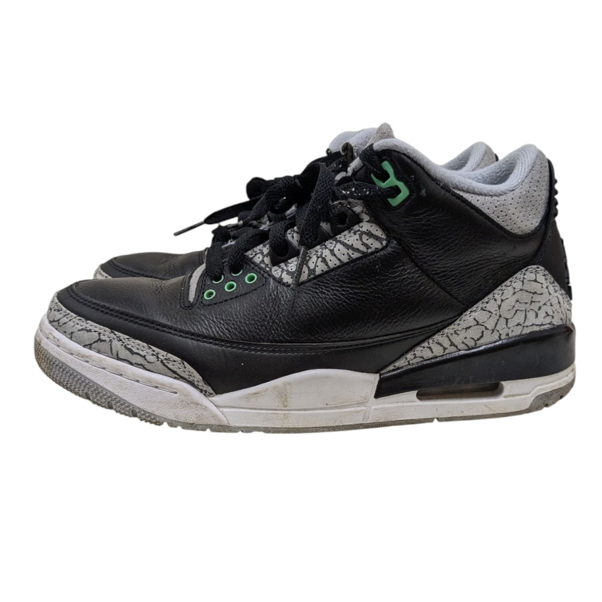 Air Jordan 3 Retro Green GlowローカットスニーカーCT8532-031