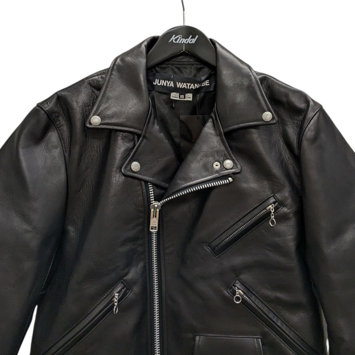 ✨maru様✨美品希少シンヤセキ　ライダース風ジャケット　ウール　ヘリンボーン JUNYA WATANABE CDG(ジュンヤワタナベコムデギャルソン) 24AW