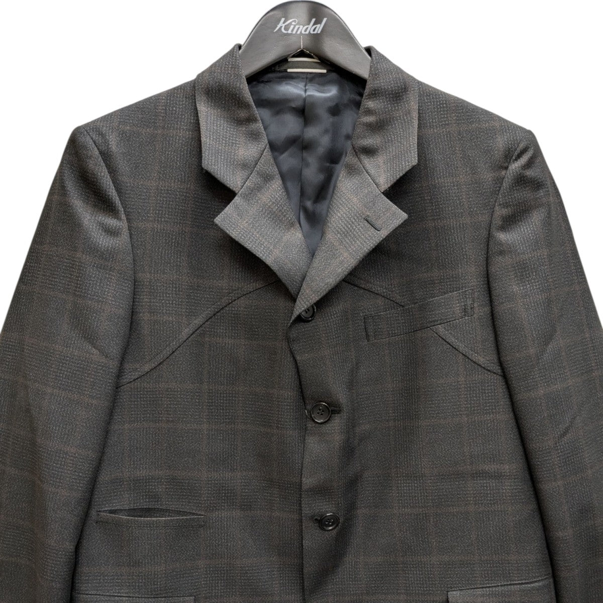 【カシミヤ混】コムデギャルソンオム ニットジャケット グレー エルボーパッチ Amazon | [オックスフォード クラシック] 秋冬ツイード