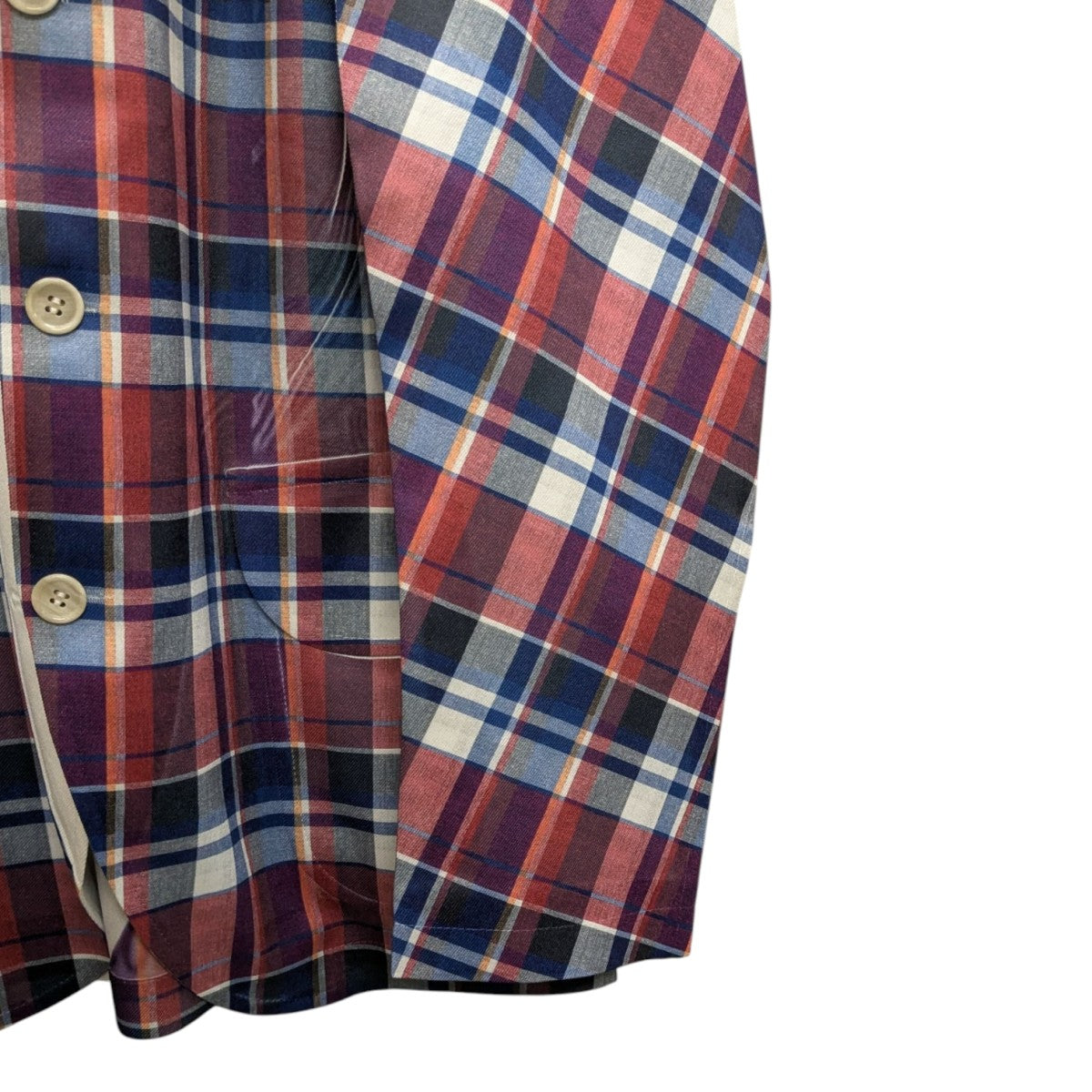 コムデギャルソンレディス チェック柄一重仕立てジャケット COMME des GARCONS SHIRT(コムデギャルソンシャツ) 25SS