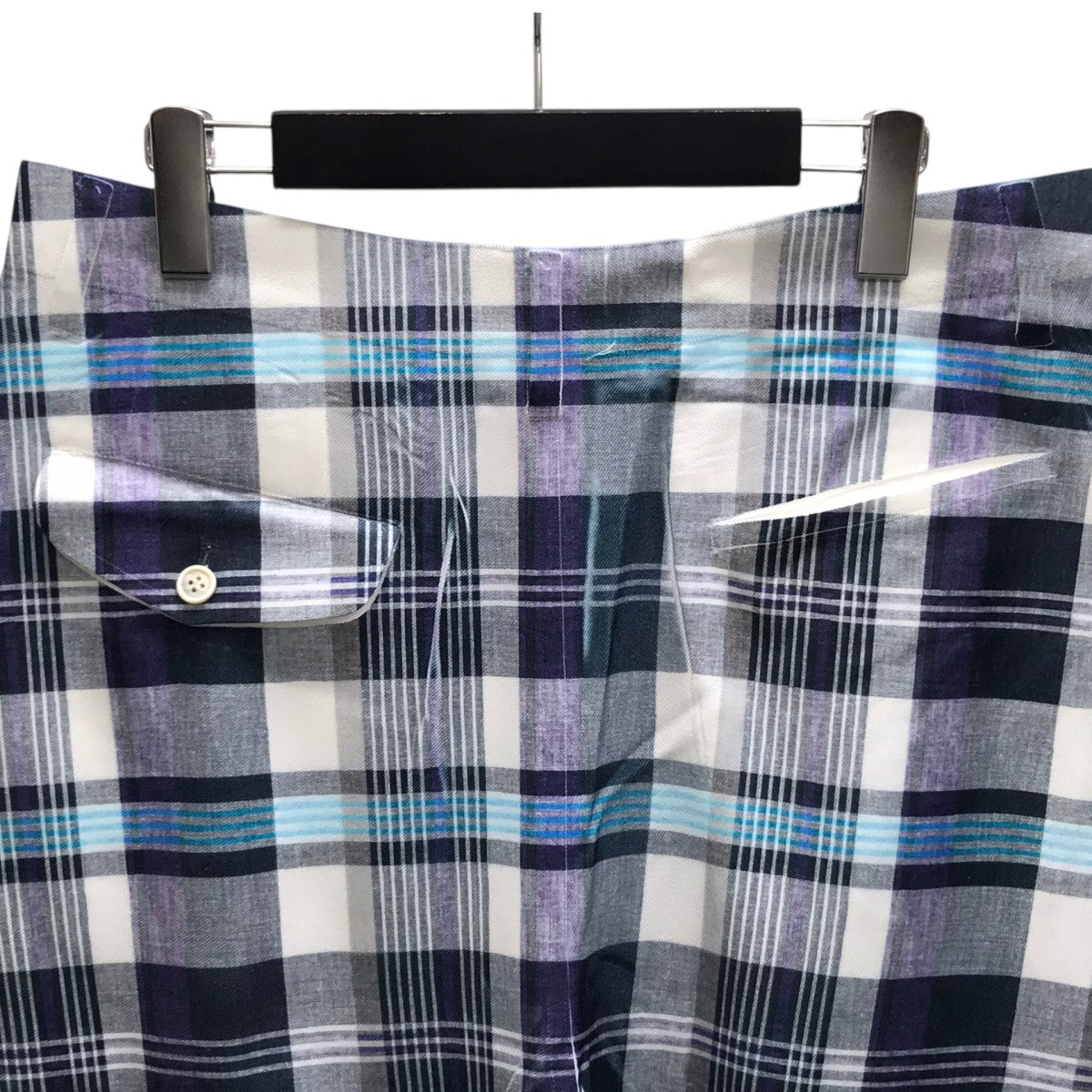COMME des GARCONS SHIRT 25SS チェックショートパンツ 古着・中古-4枚目のアイテム画像