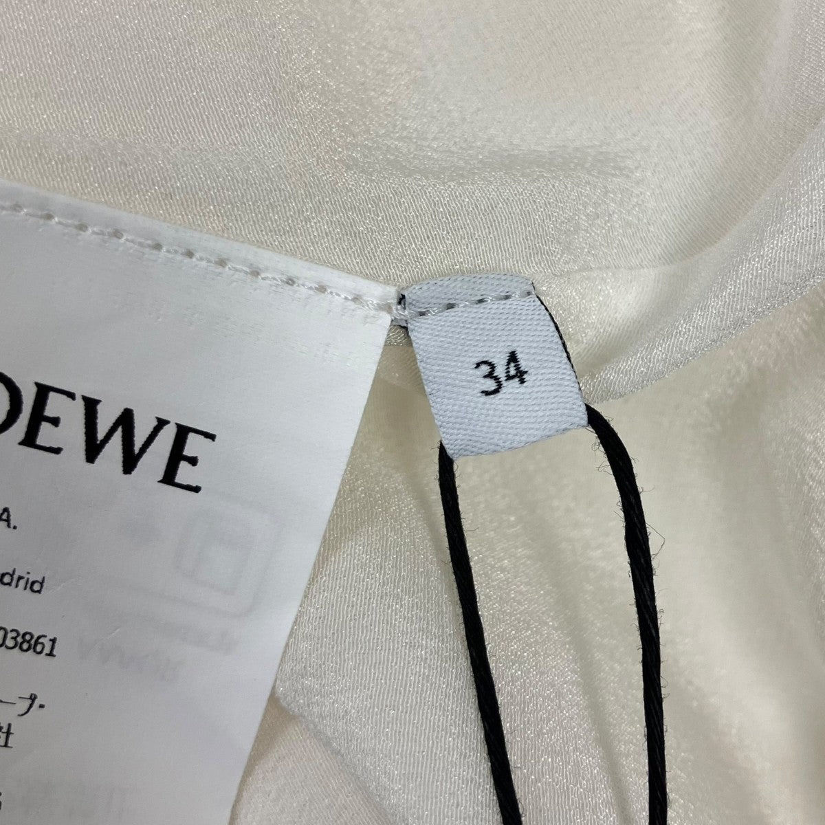 LOEWE フローラルシルクドレス 古着・中古-6枚目のアイテム画像