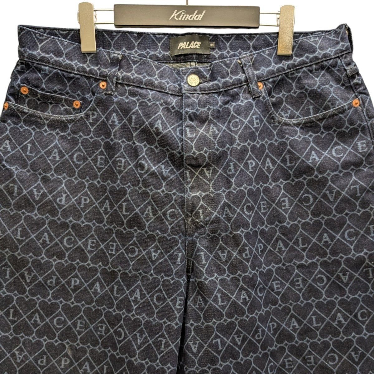 PALACE(パレス) 25AWHEART DENIM SHORTデニムショーツ インディゴ