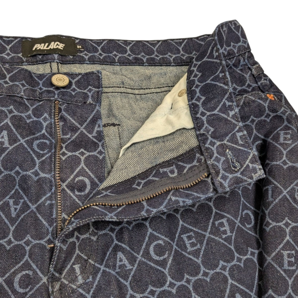 PALACE 25AWHEART DENIM SHORTデニムショーツ 古着・中古-5枚目のアイテム画像