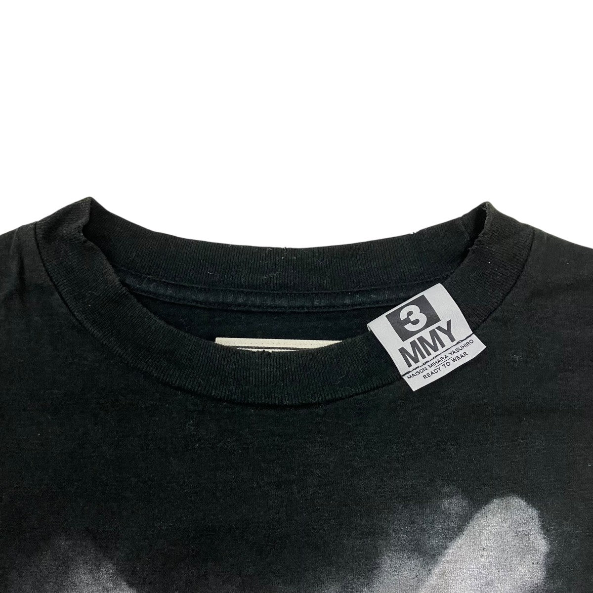 Maison MIHARA YASUHIRO 24SSCat Print Distressed T-shirtキャット グラフィックプリント クルーネック半袖Tシャツ 古着・中古-5枚目のアイテム画像