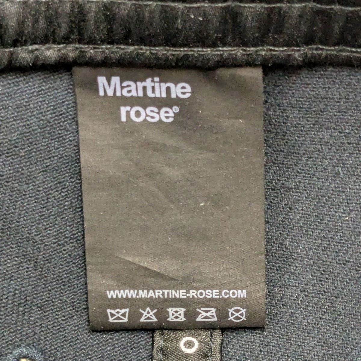 Martine rose(マーティンローズ) rose cut peak capロゴキャップ