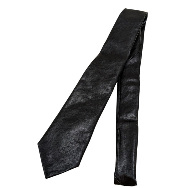 OUR LEGACY(アワーレガシー) TIE BLACK REAL FAKE LEATHERフェイク