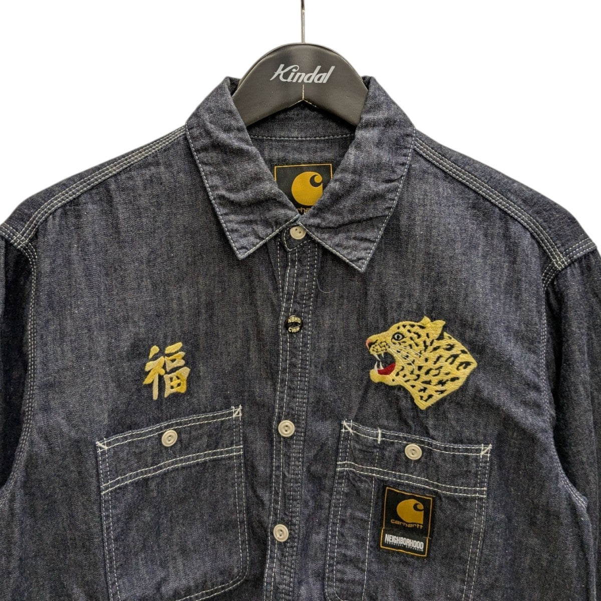 シャンシャン　neighborhood シャツ NEIGHBORHOOD×CarHartt シャンブレーシャツ 142AQCTN-SHM01S