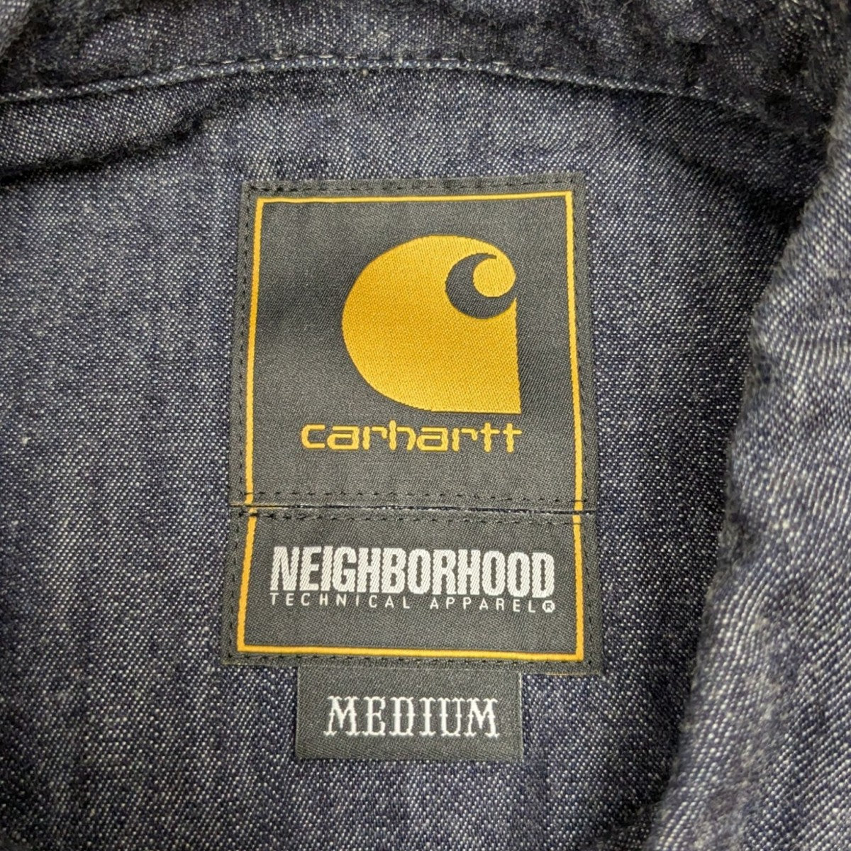 NEIGHBORHOOD×CarHartt シャンブレーシャツ 142AQCTN-SHM01S
