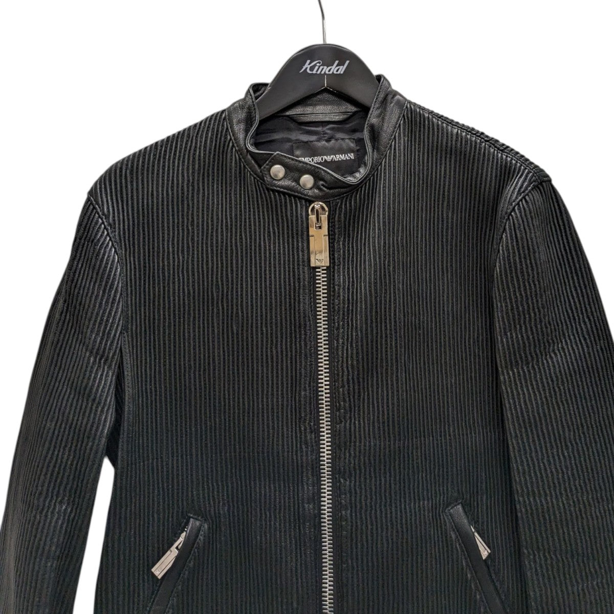 EMPORIO ARMANI 2019 シェアリングラム　リバーシブルジャケット EMPORIO ARMANI 2019 シェアリングラム リバーシブルジャケット