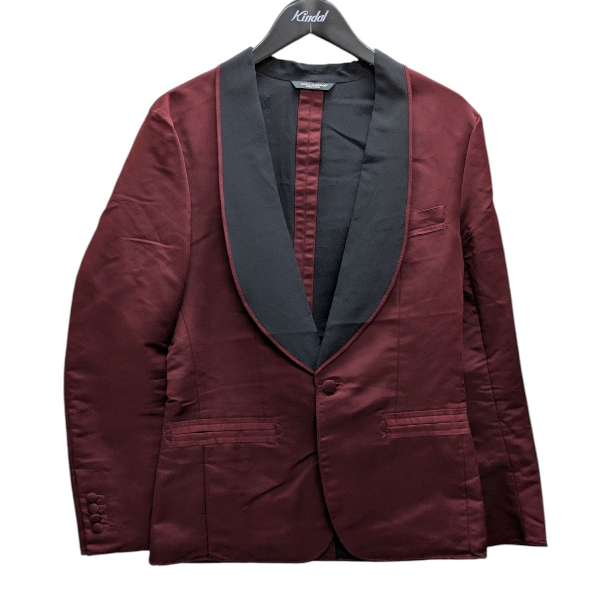 ⭐️激レア⭐️ドルチェ&ガッバーナ スモーキングジャケット ペイズリー 紺 46 DOLCE & GABBANA(ドルチェアンドガッバーナ) レザージャケット