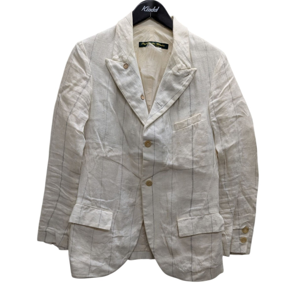 PaulHarnden リネンジャケット Paul Harnden(ポールハーデン) リネンジャケット 512100 アイボリー