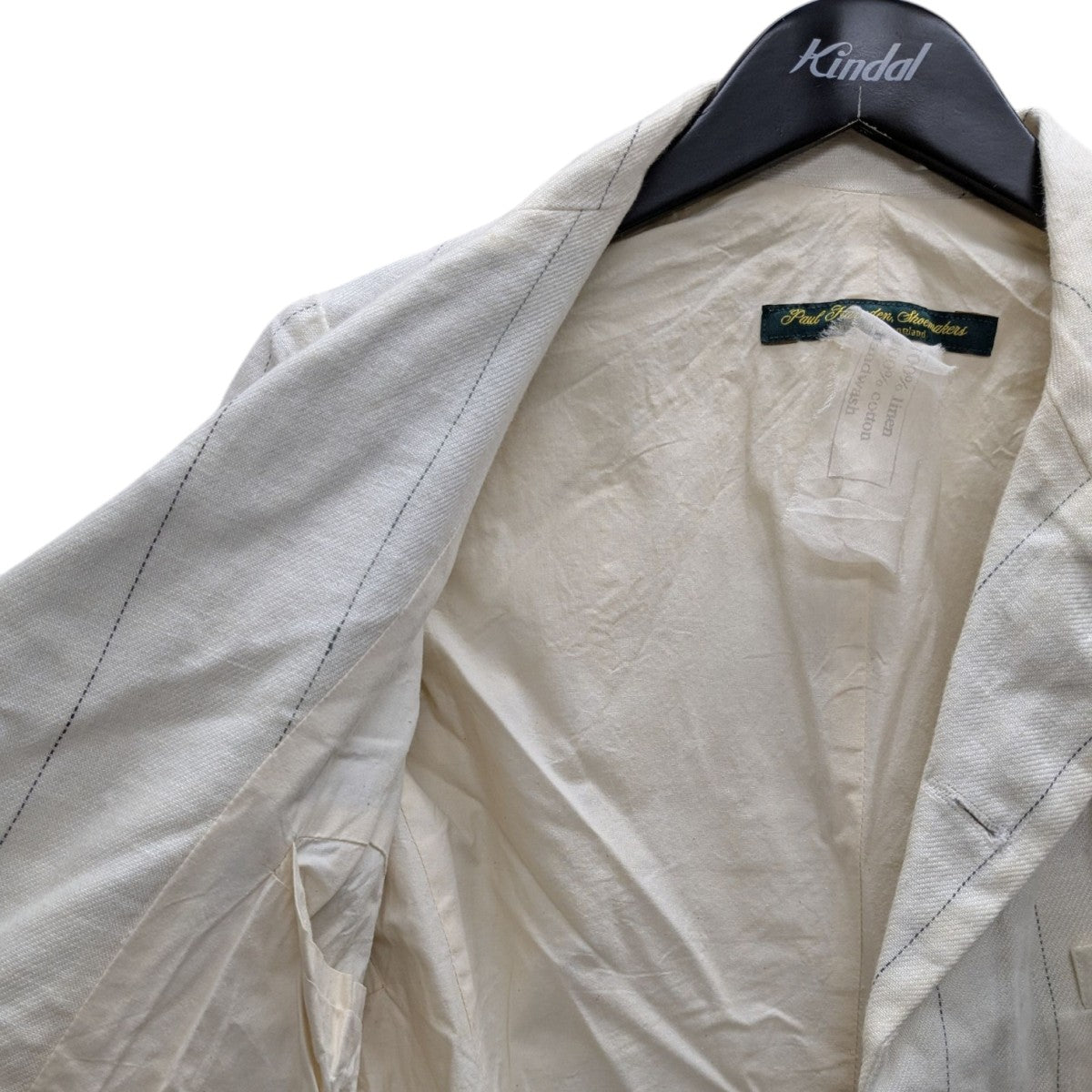 Paul Harnden(ポールハーデン) リネンジャケット 512100 アイボリー