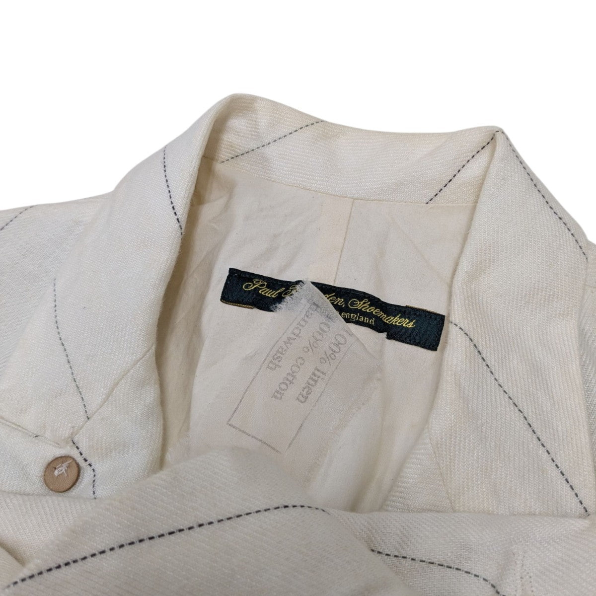 Paul Harnden(ポールハーデン) リネンジャケット 512100 アイボリー