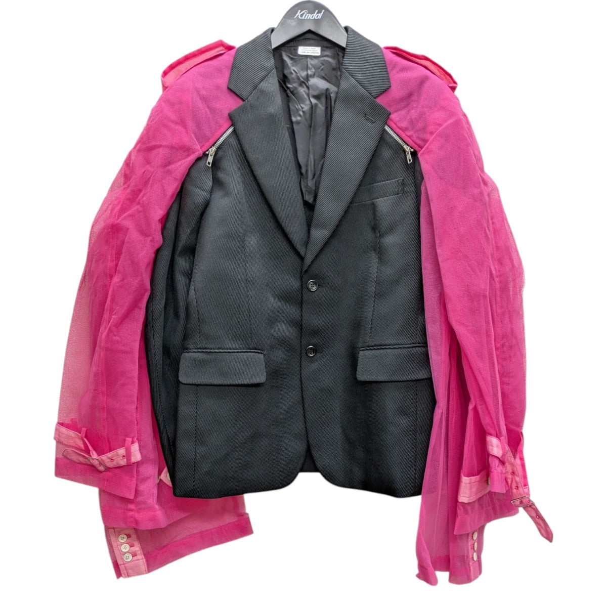 BLACK COMME des GARCONS 燕尾ライダースジャケット BLACK COMME des GARCONS 燕尾ライダースジャケット BLACK