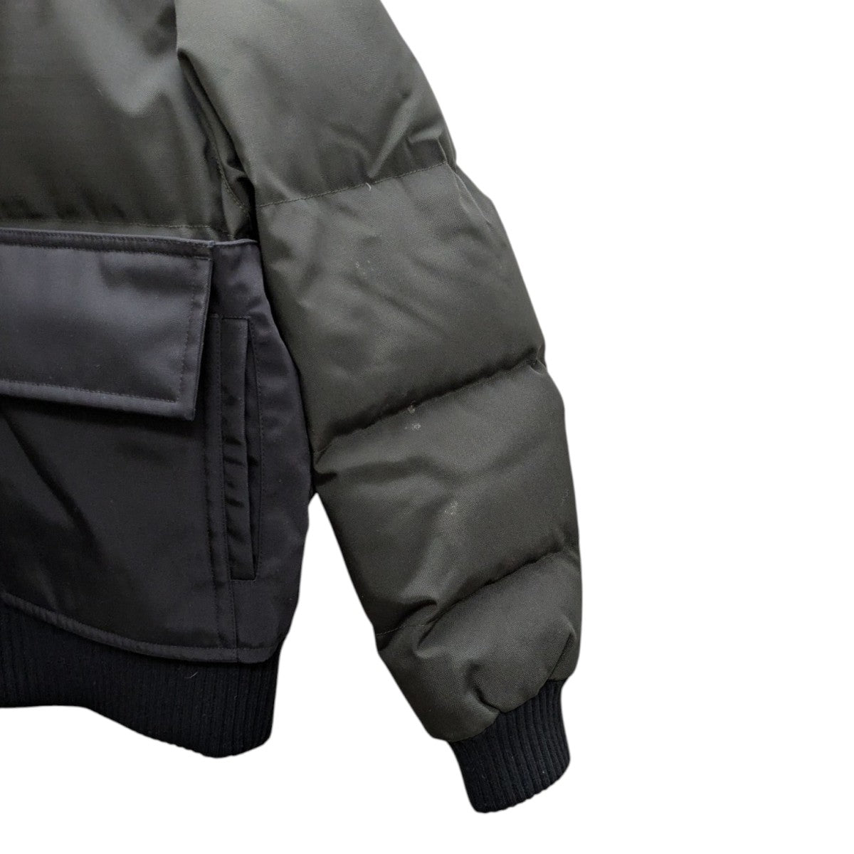 HERMES(エルメス) ダウンジャケット グリーン×ブラック サイズ 50