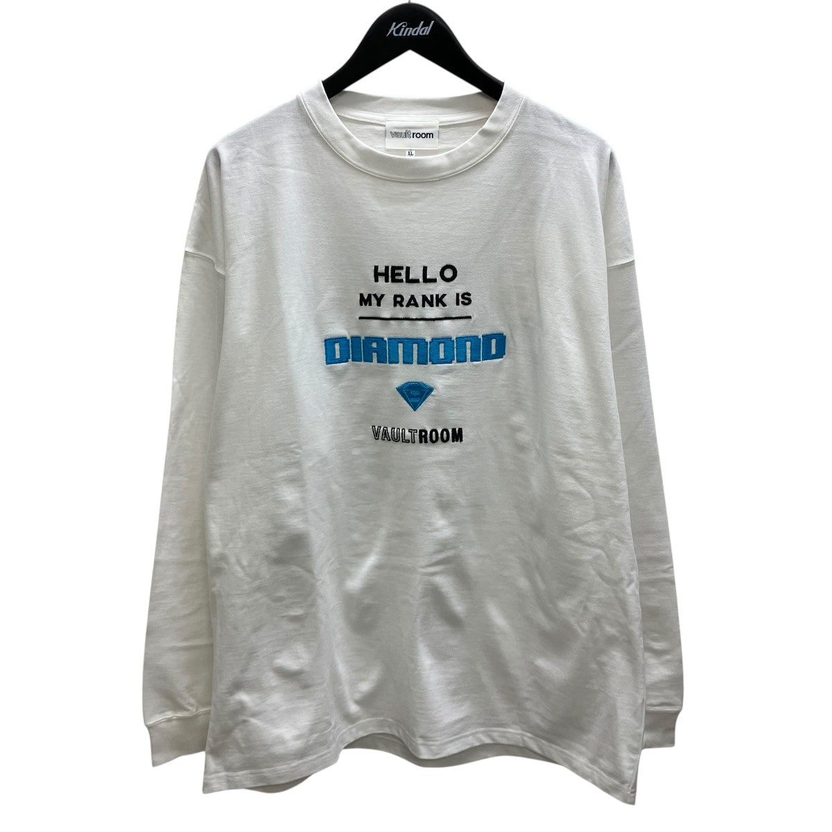 vaultroom DIAMOND L S TEE長袖Tシャツ 古着・中古-1枚目のアイテム画像