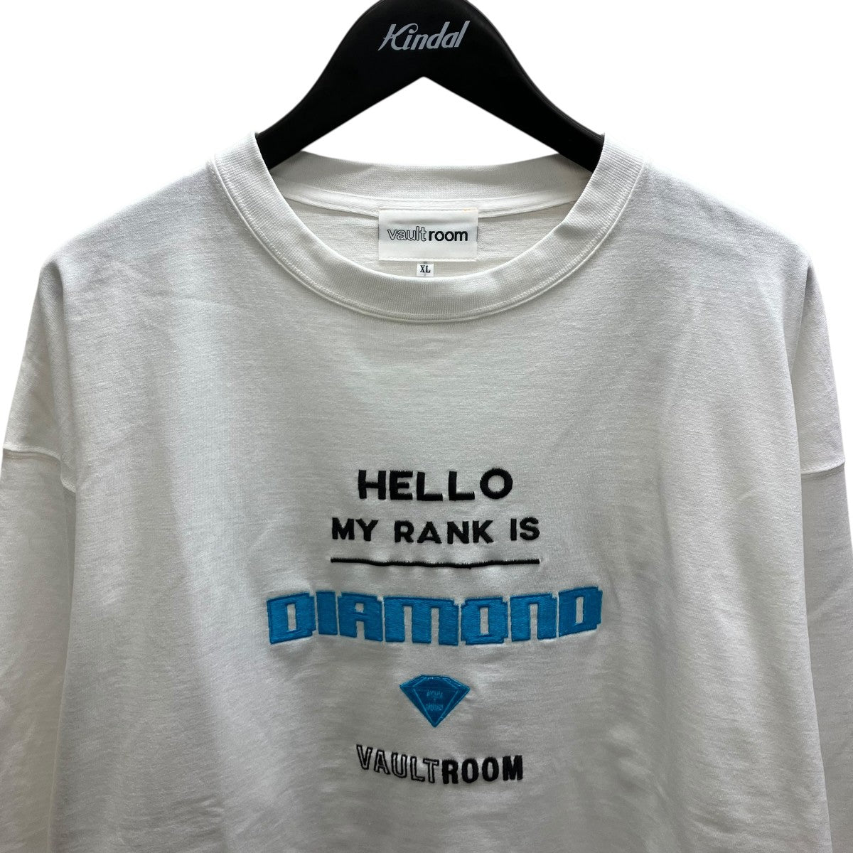 vaultroom DIAMOND L S TEE長袖Tシャツ 古着・中古-2枚目のアイテム画像