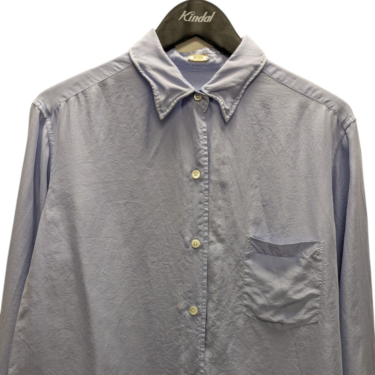 Deuxieme Classe シルク ウォッシュ シャツ 古着・中古-2枚目のアイテム画像