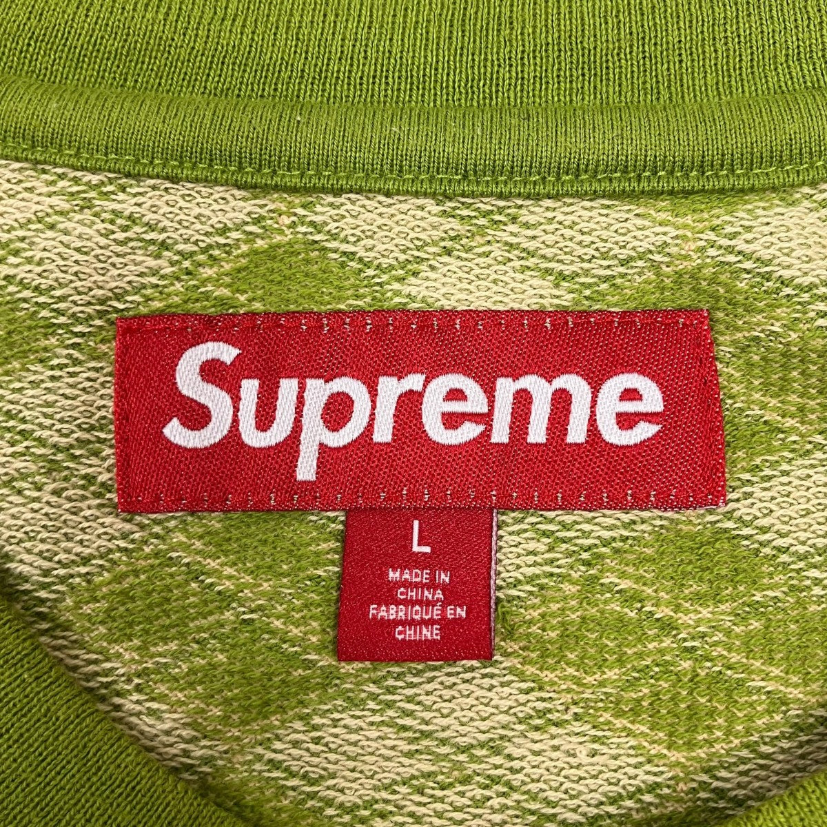 Supreme 25SSdiamond jacquard S S Top総柄Tシャツ 古着・中古-5枚目のアイテム画像
