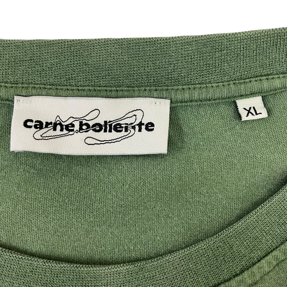 Carne Bollente Where the corn Popsダメージ加工プリントTシャツ 古着・中古-5枚目のアイテム画像
