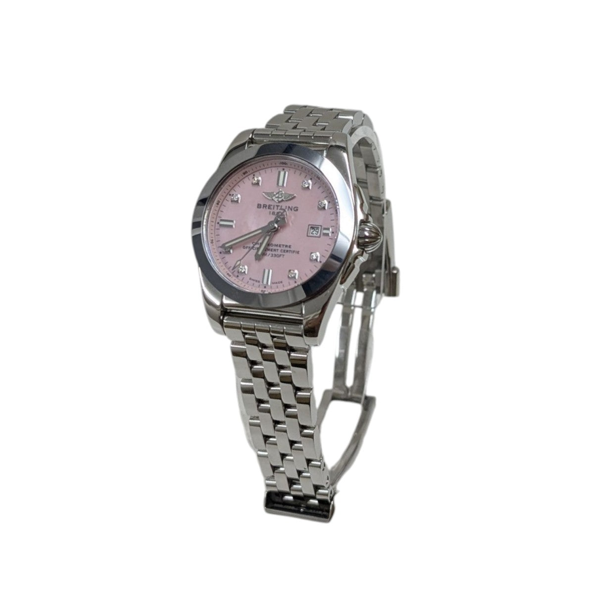 BREITLING ギャラクティック 29 スリークT ピンク マザー オブ パールW72348 古着・中古-1枚目のアイテム画像
