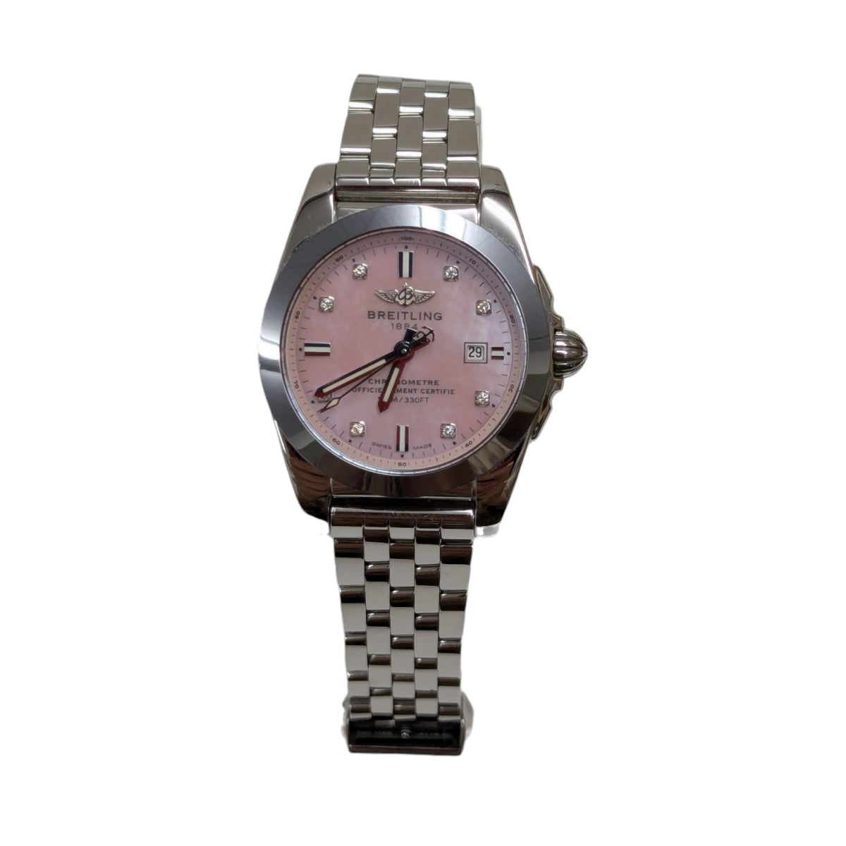 BREITLING ギャラクティック 29 スリークT ピンク マザー オブ パールW72348 古着・中古-2枚目のアイテム画像