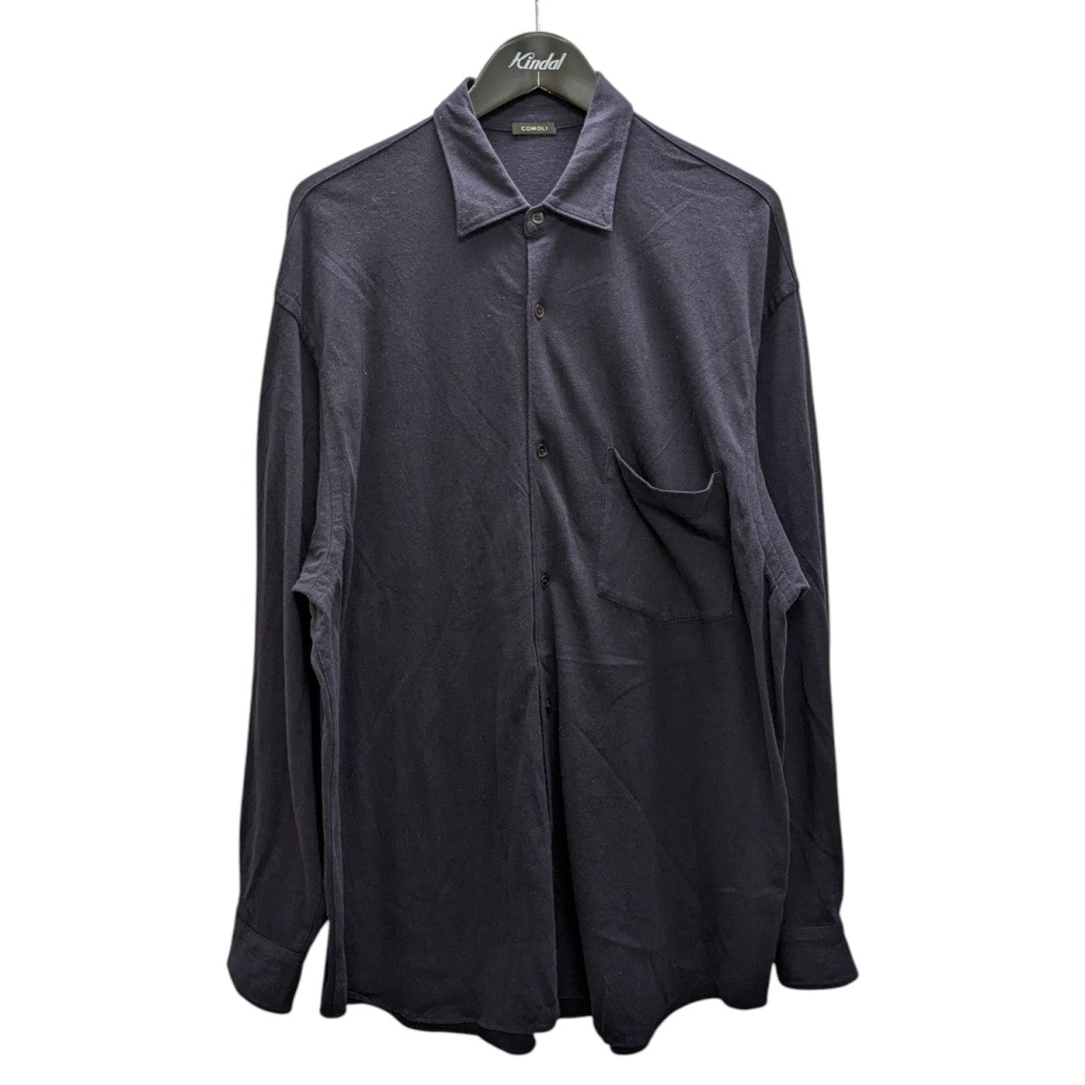 コモリ 20SS シルクネップジャージ長袖クルー　サイズ3 中古・古着通販】COMOLI (コモリ) ウールシルク 半袖オープン