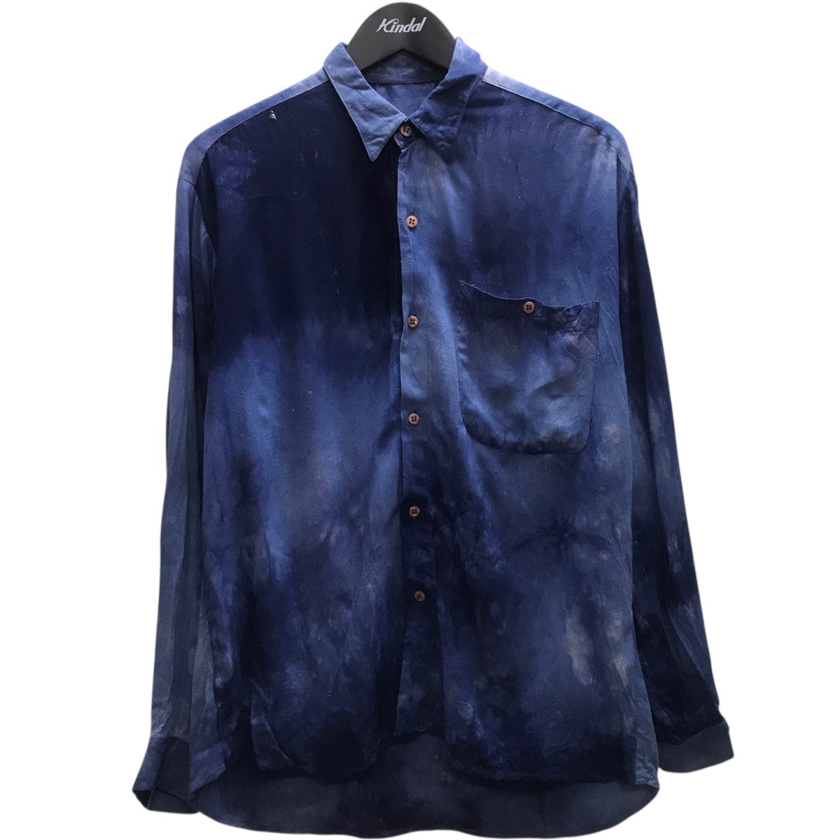 BARRY LINDON タイダイ長袖シャツ 古着・中古-1枚目のアイテム画像