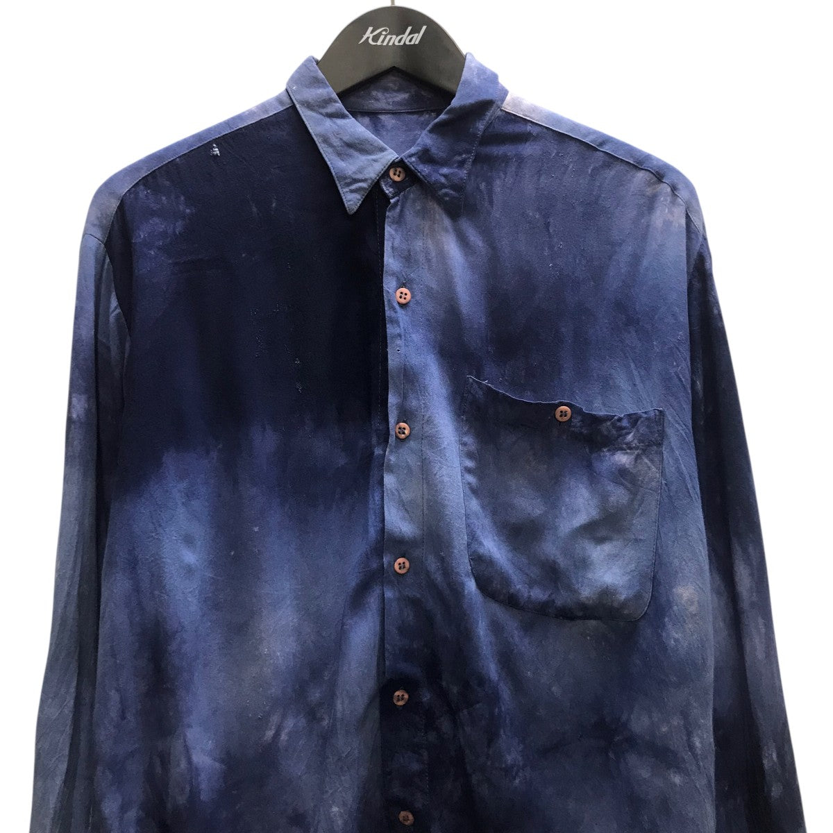 BARRY LINDON タイダイ長袖シャツ 古着・中古-2枚目のアイテム画像