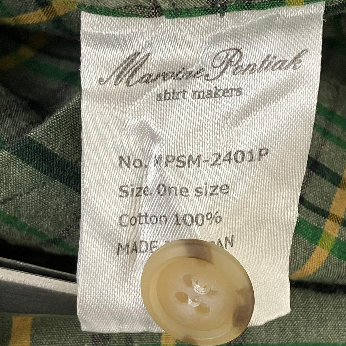 Marvine Pontiak shirts makers チェックハーフパンツ 古着・中古-6枚目のアイテム画像