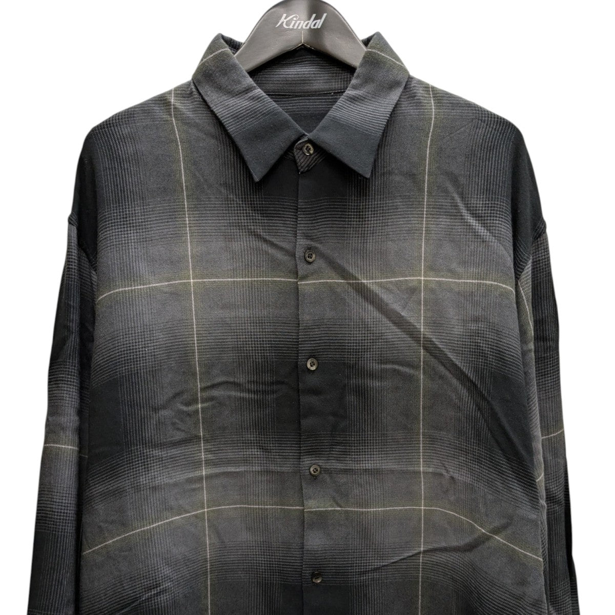 LAD MUSICIAN ラッドミュージシャン　ビッグシャツ　グレー色　44 LAD MUSICIAN ラッドミュージシャン ビッグシャツ グレー色 44