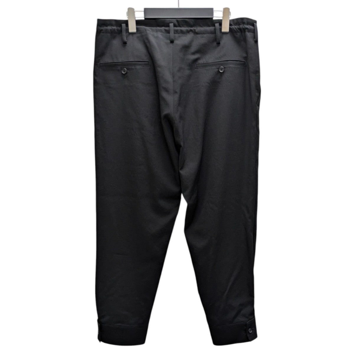 WOOL GABARDINE BELTED HEM PANTS ウールギャバヘムパンツ