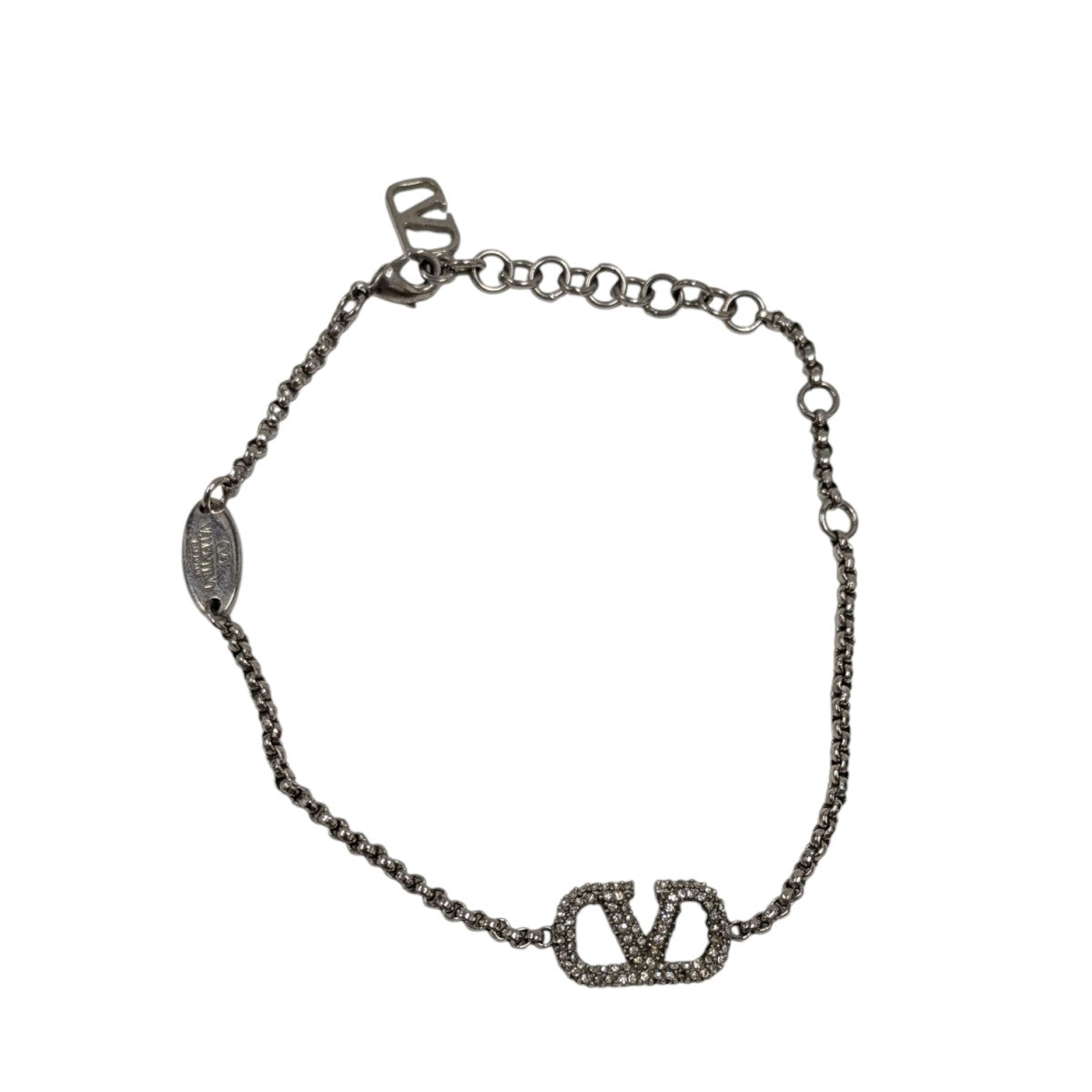 VALENTINO スワロフスキークリスタルブレスレット 古着・中古-2枚目のアイテム画像
