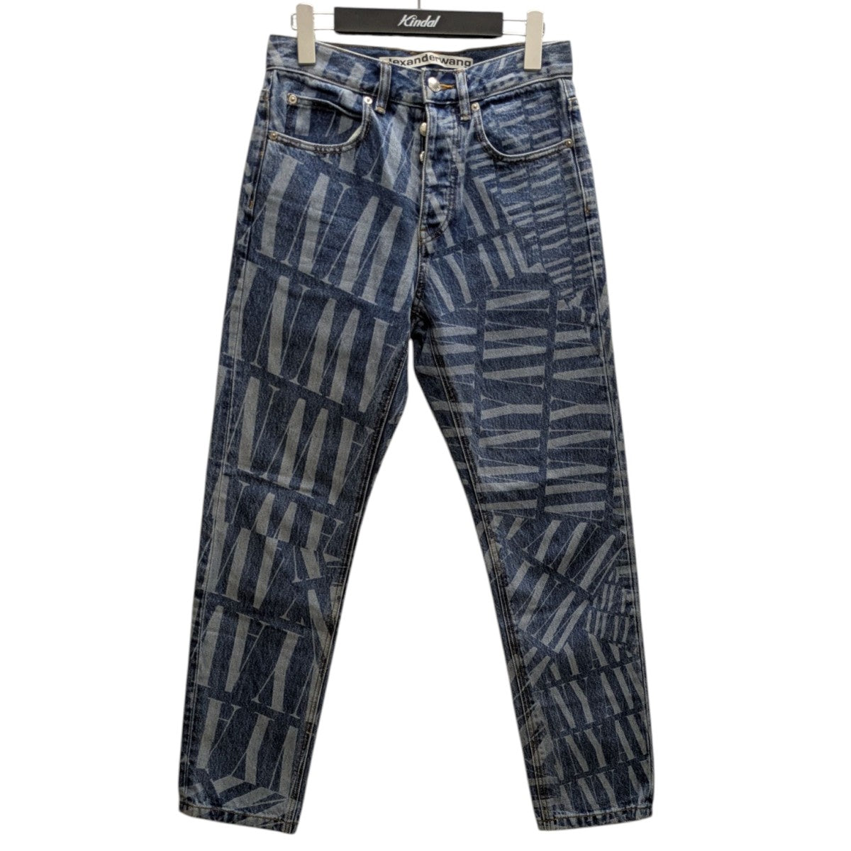 ALEXANDER WANG 総柄デニムパンツ 古着・中古-1枚目のアイテム画像