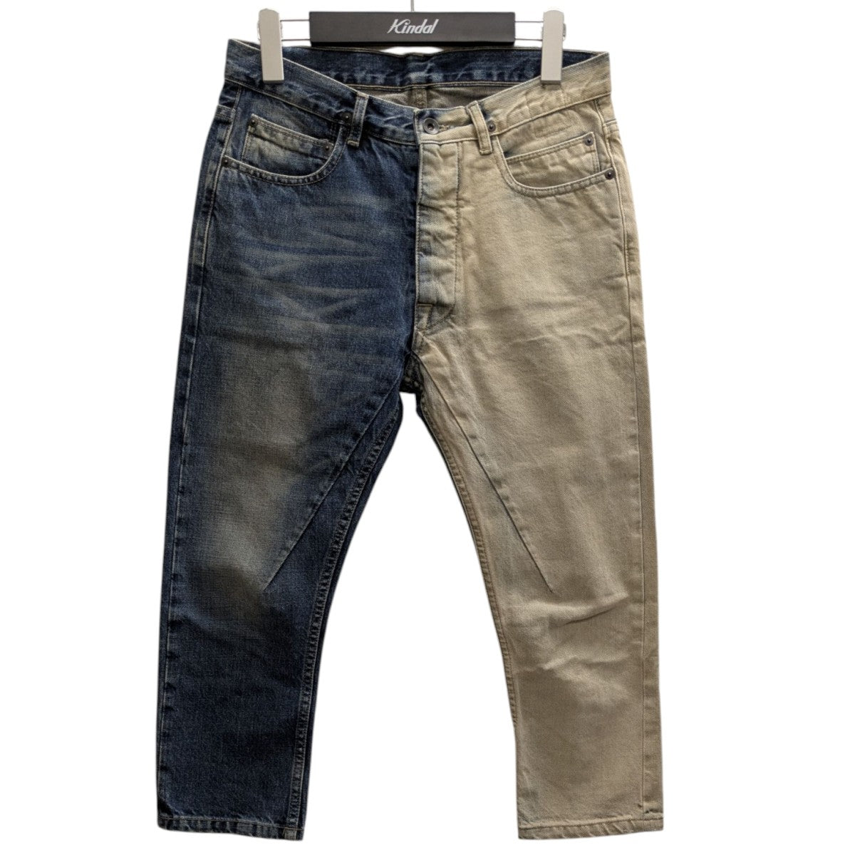 DRKSHDW バイカラーデニムパンツ 古着・中古-1枚目のアイテム画像