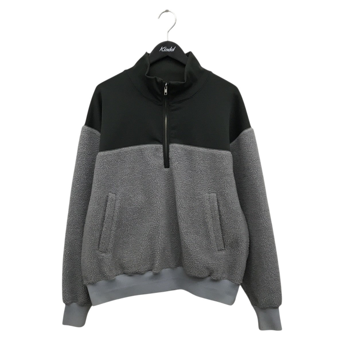 Fleece half zipハーフジップスウェット