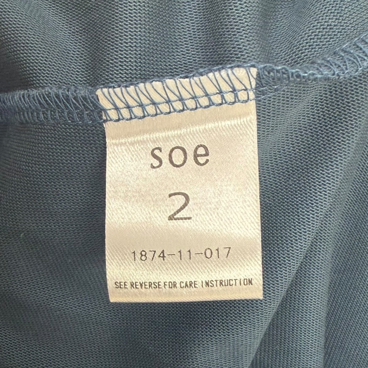 SOE Round Hem Tall T ラウンドヘムTシャツ 古着・中古-6枚目のアイテム画像
