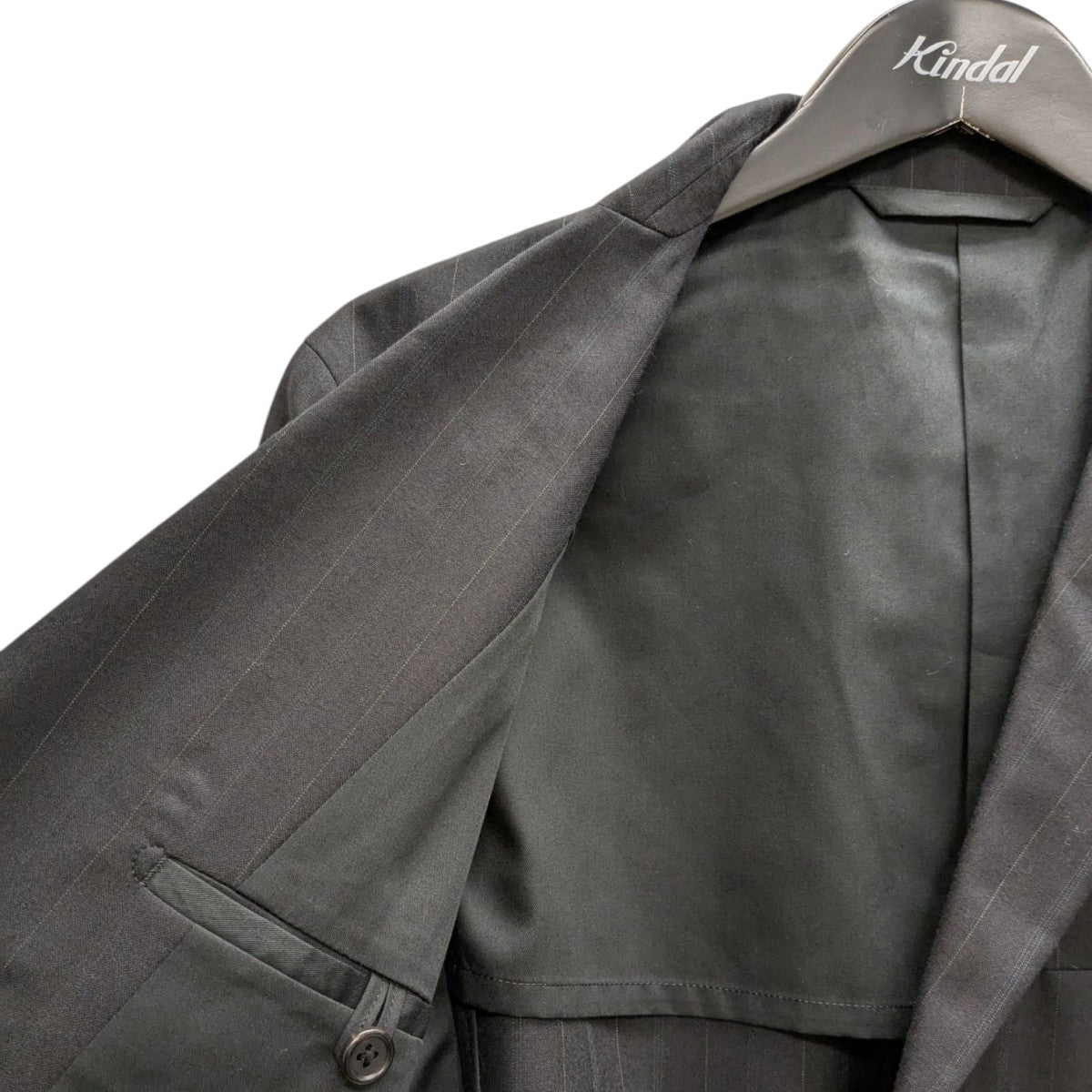 MARGARET HOWELL×FOX BROTHERS WIDE STRIPE FINE WOOL
